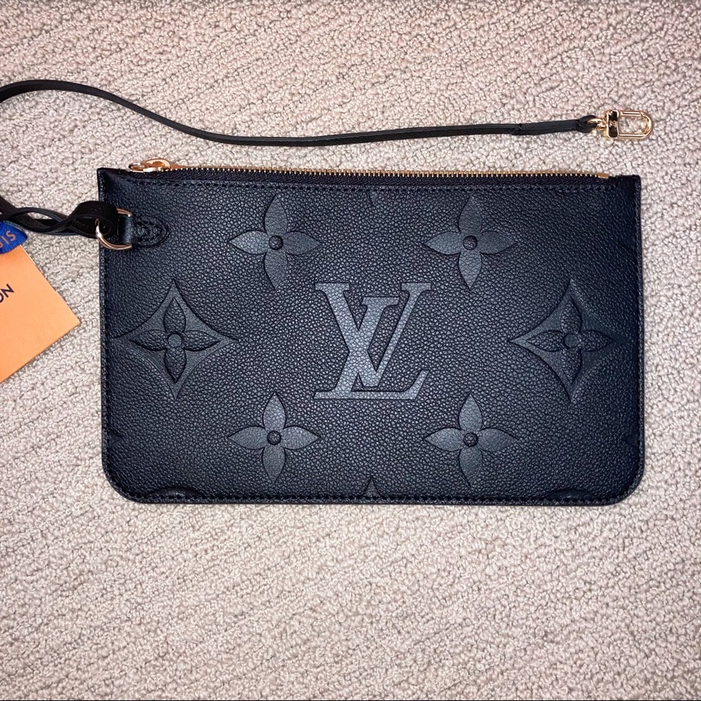 Louis Vuitton Black Monogram Wristlet